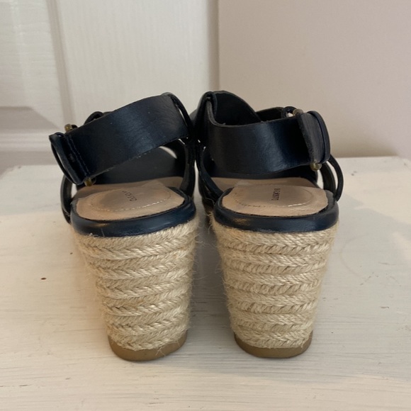 Lands end Black wedge sandals - Picture 5 of 10